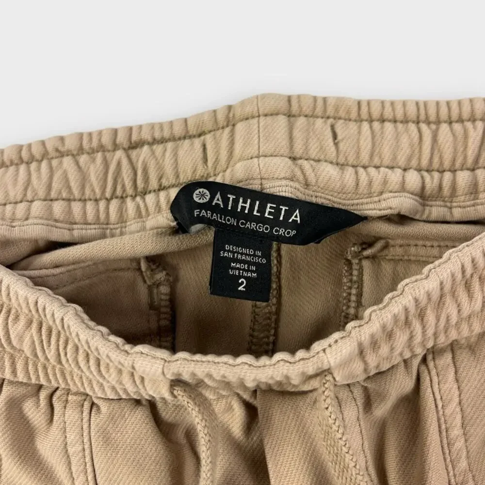 Athleta Farallon Cargo Crop Size 2 - Picture 3 of 7